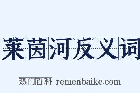 莱茵河反义词是什么意思的图片